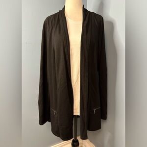 LOGO 7 Black Women's Cardigan
